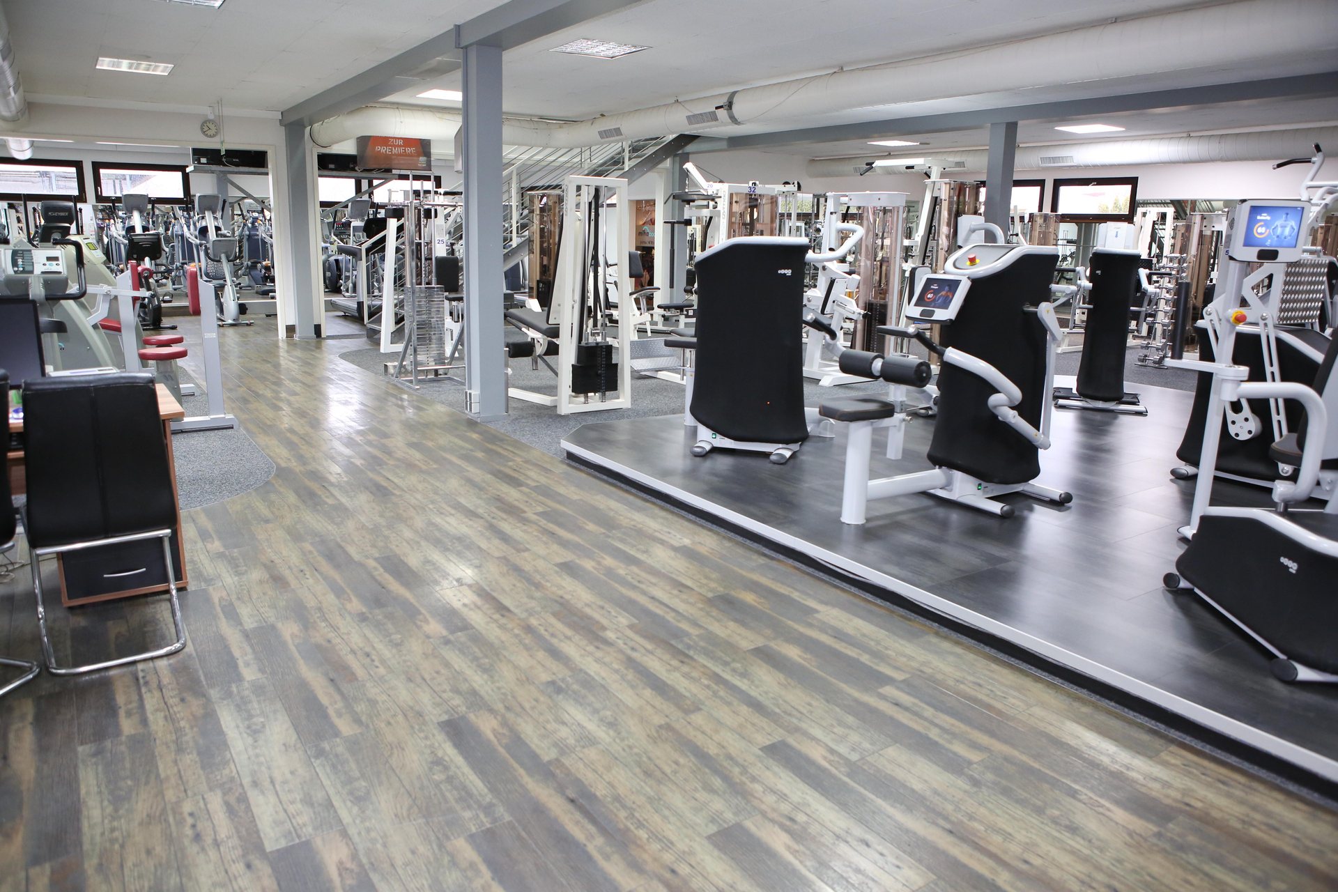 Trainingsbereich des Aktiv Fitness Clubs in Friedrichshafen